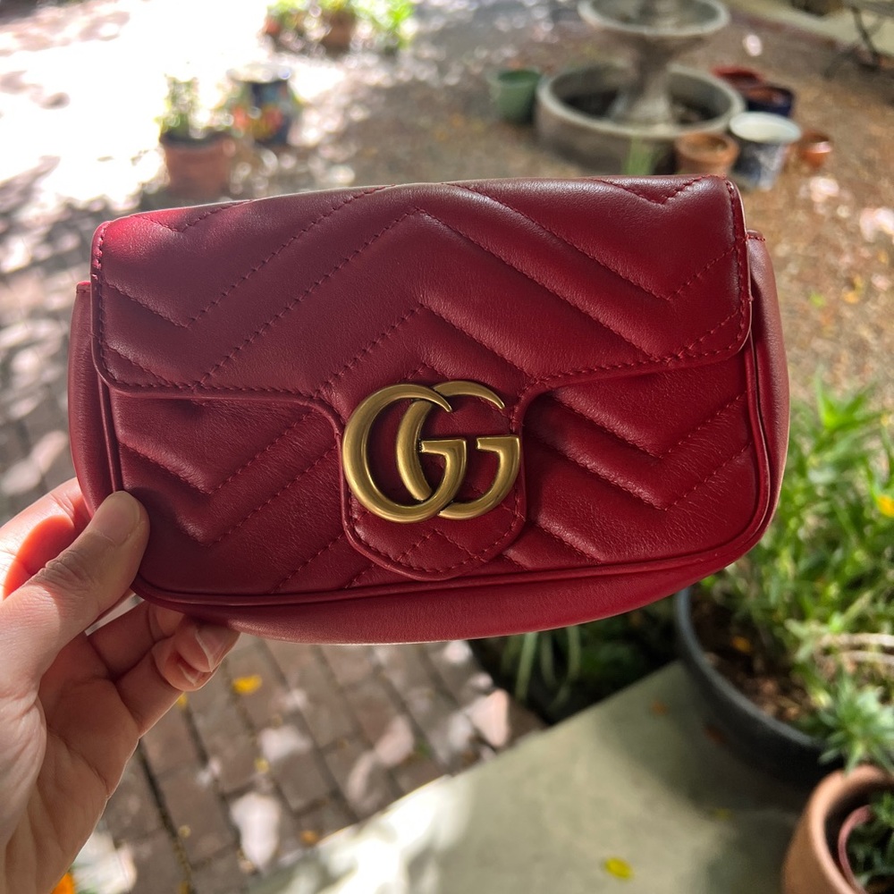 Gucci Marmont Mini Red Bag